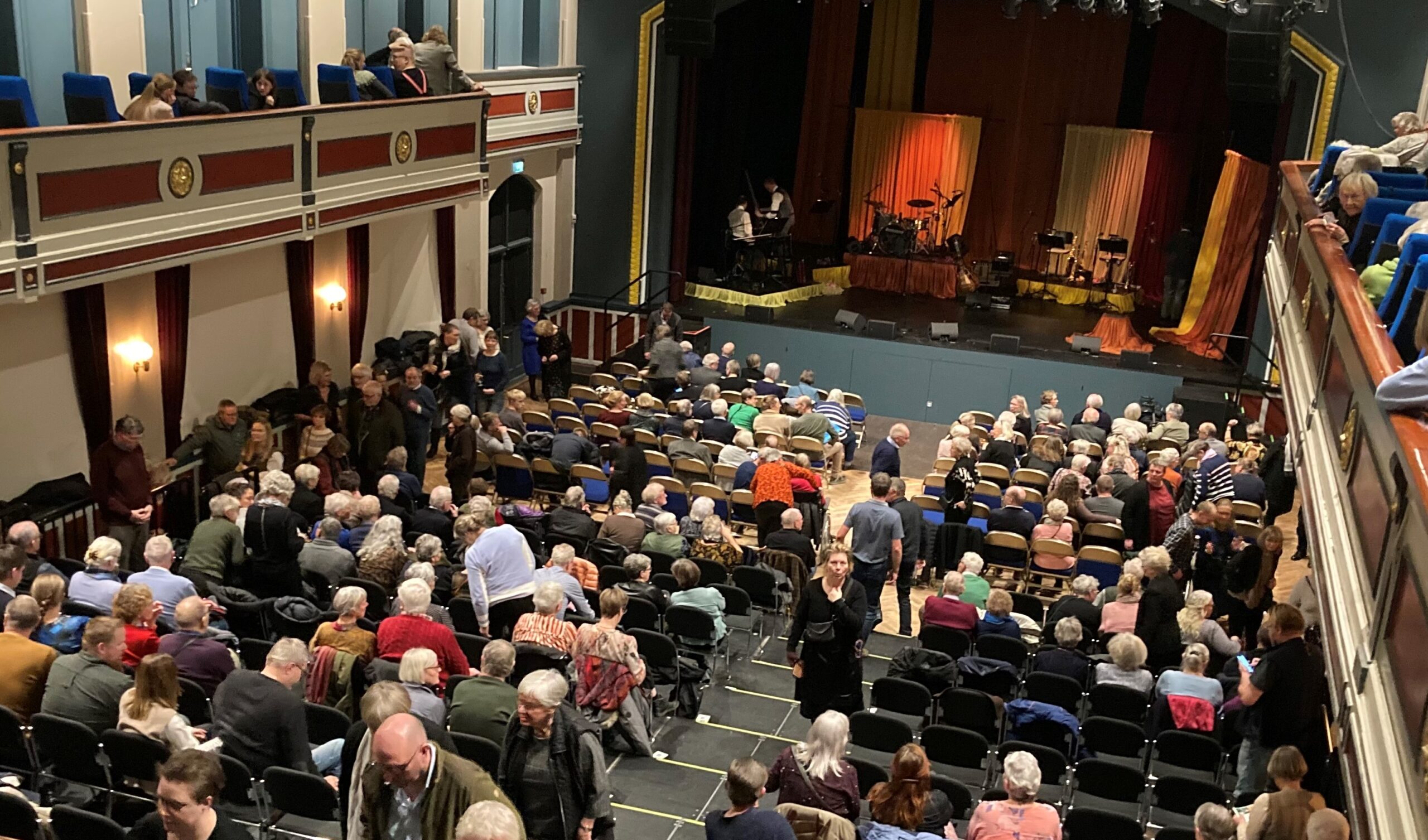 Bastionens teatersal set fra balkonen